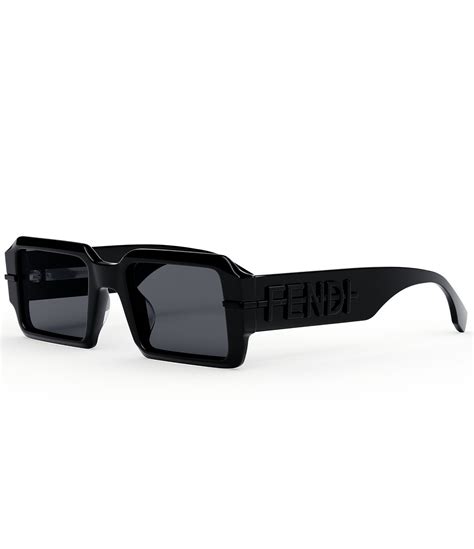 fendi ff sunglasses black|Fendi geometric sunglasses.